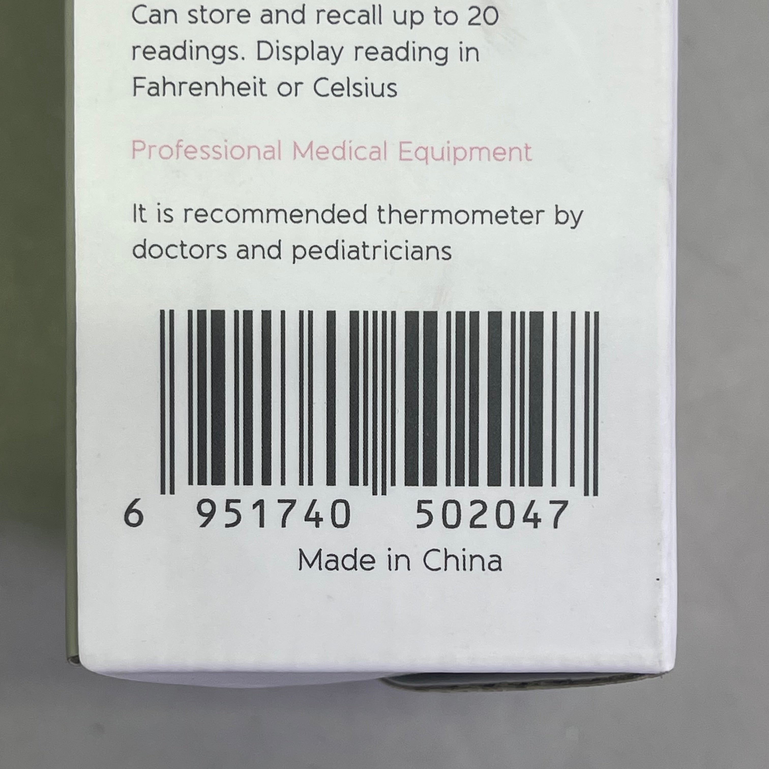 Non-Contact Infrared Thermometer for Humans & Objects