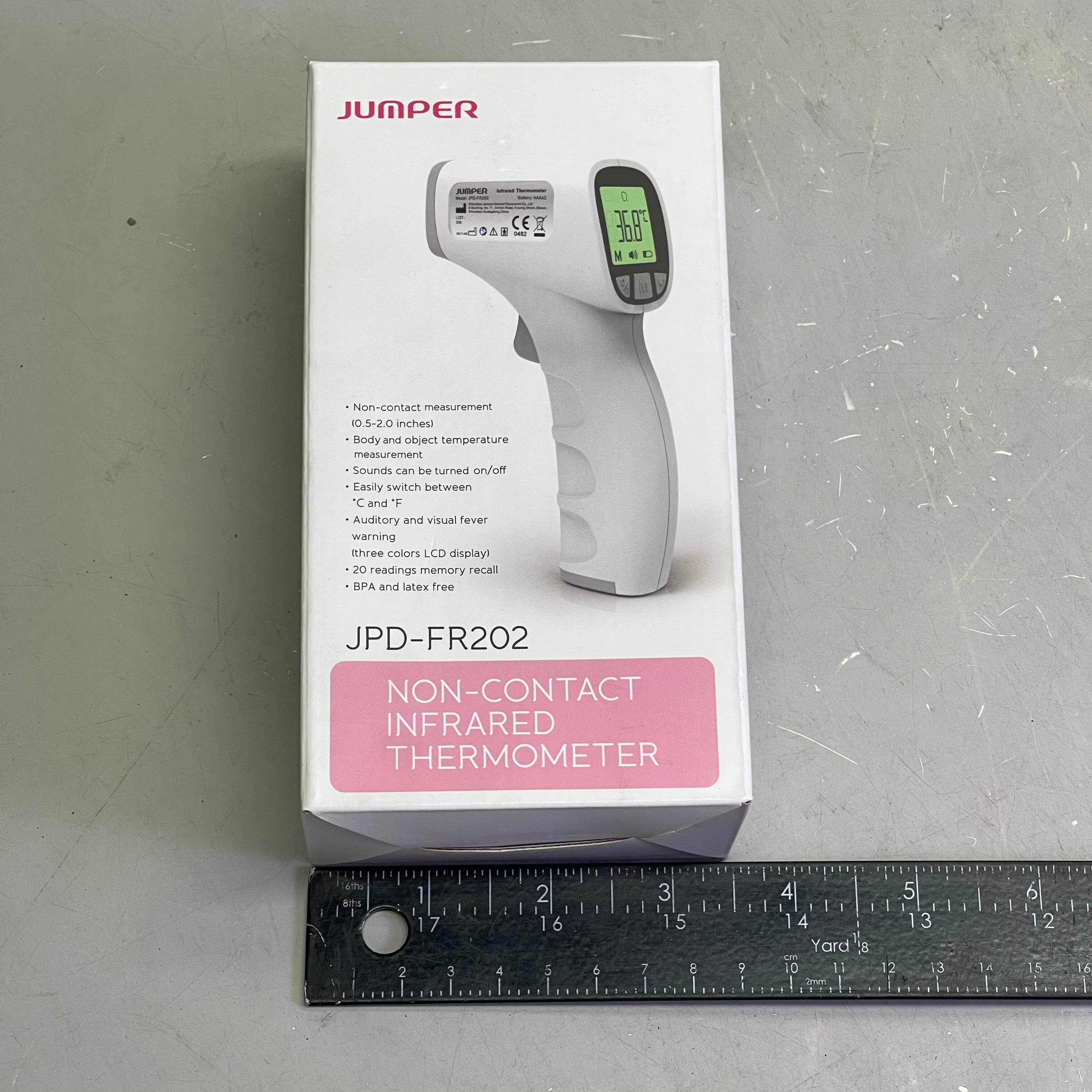 Non-Contact Infrared Thermometer for Humans & Objects