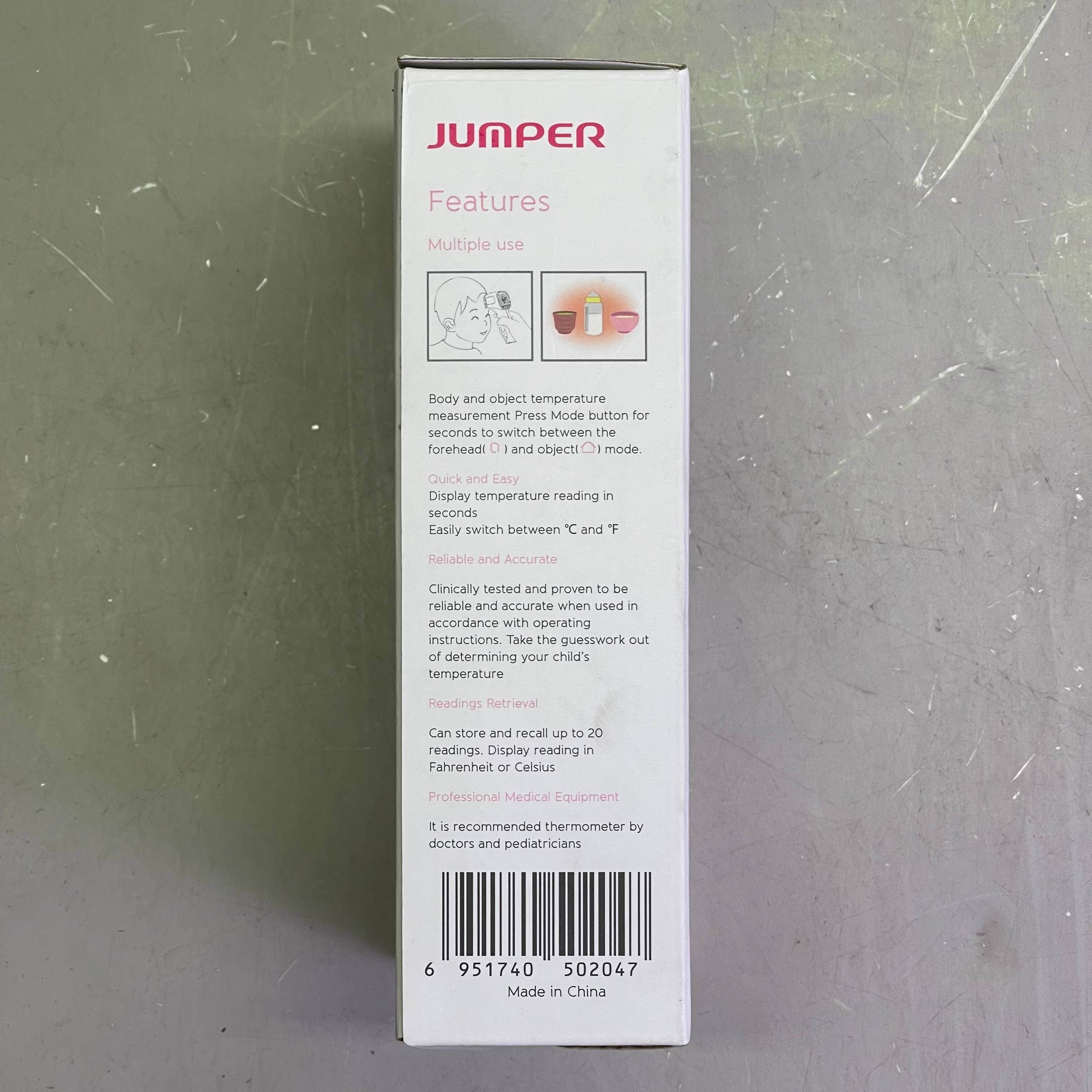 Non-Contact Infrared Thermometer for Humans & Objects
