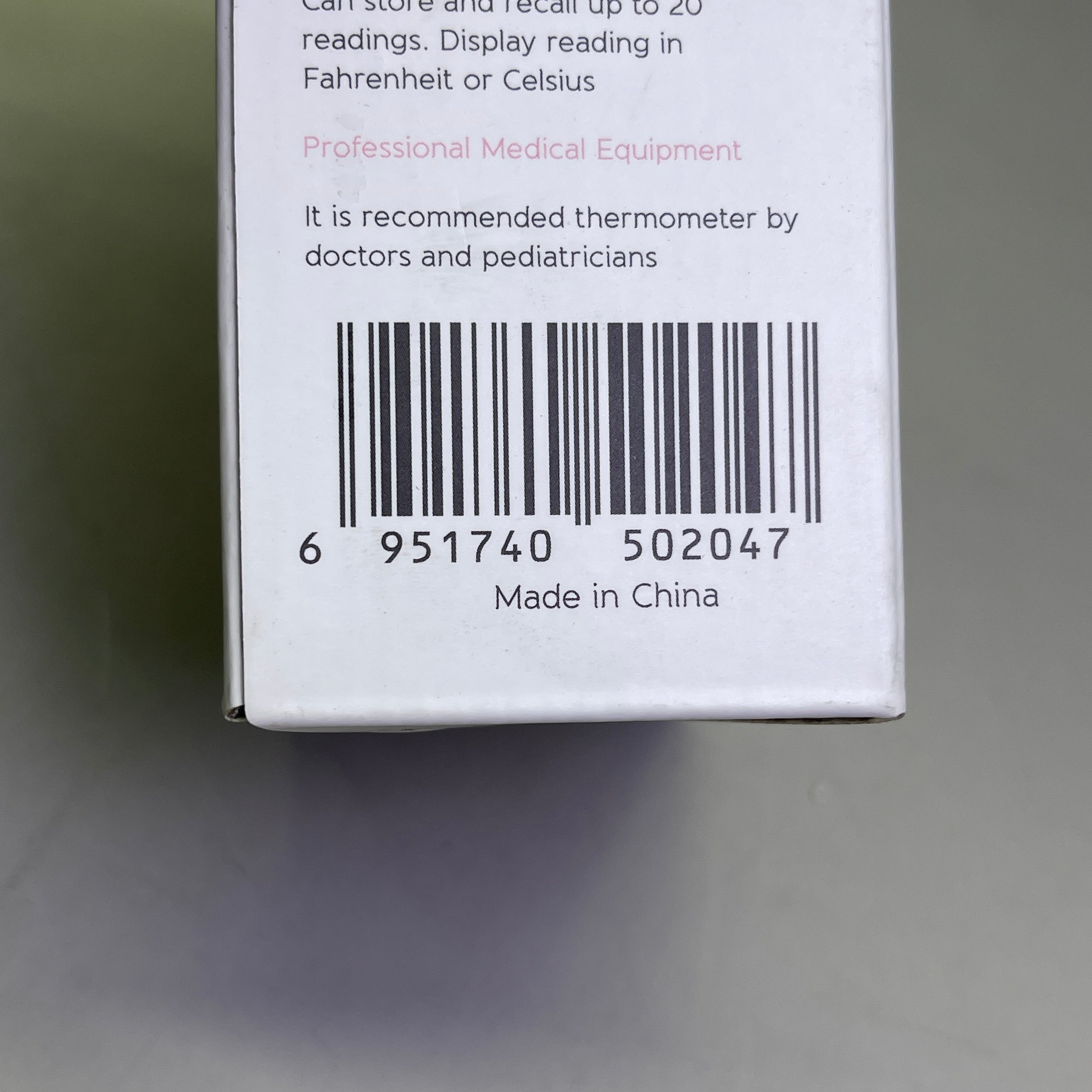 Non-Contact Infrared Thermometer for Humans & Objects