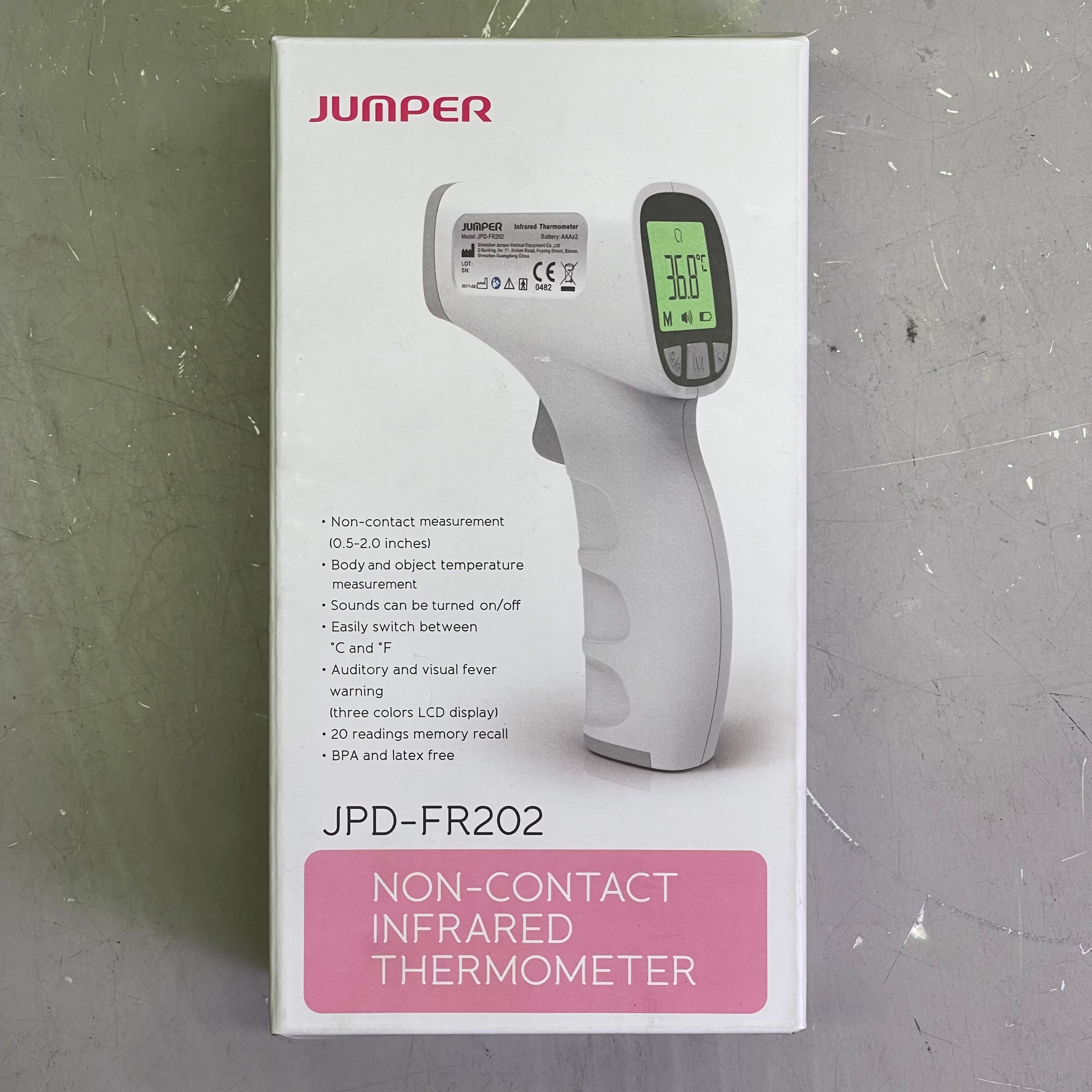 Non-Contact Infrared Thermometer for Humans & Objects