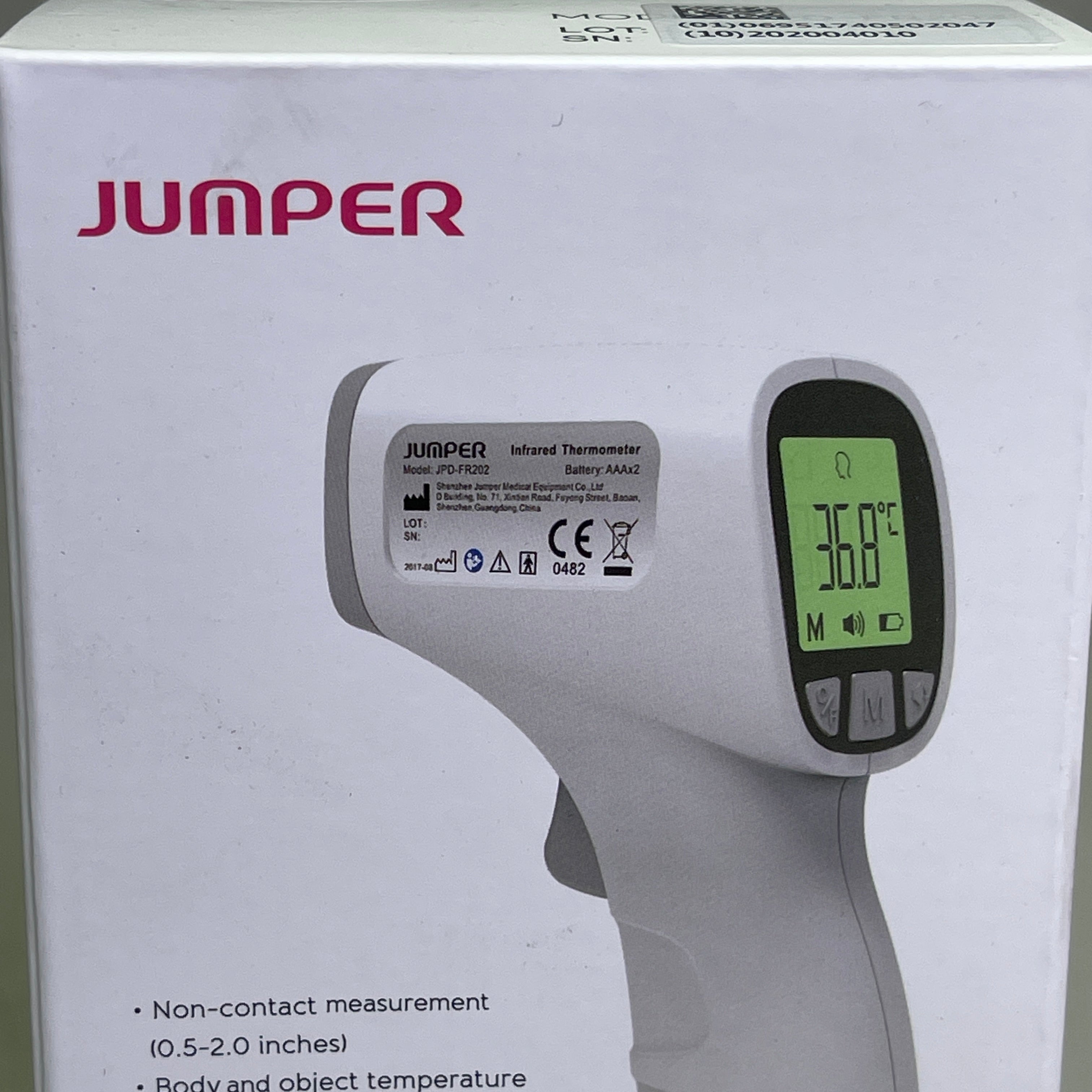 Non-Contact Infrared Thermometer for Humans & Objects