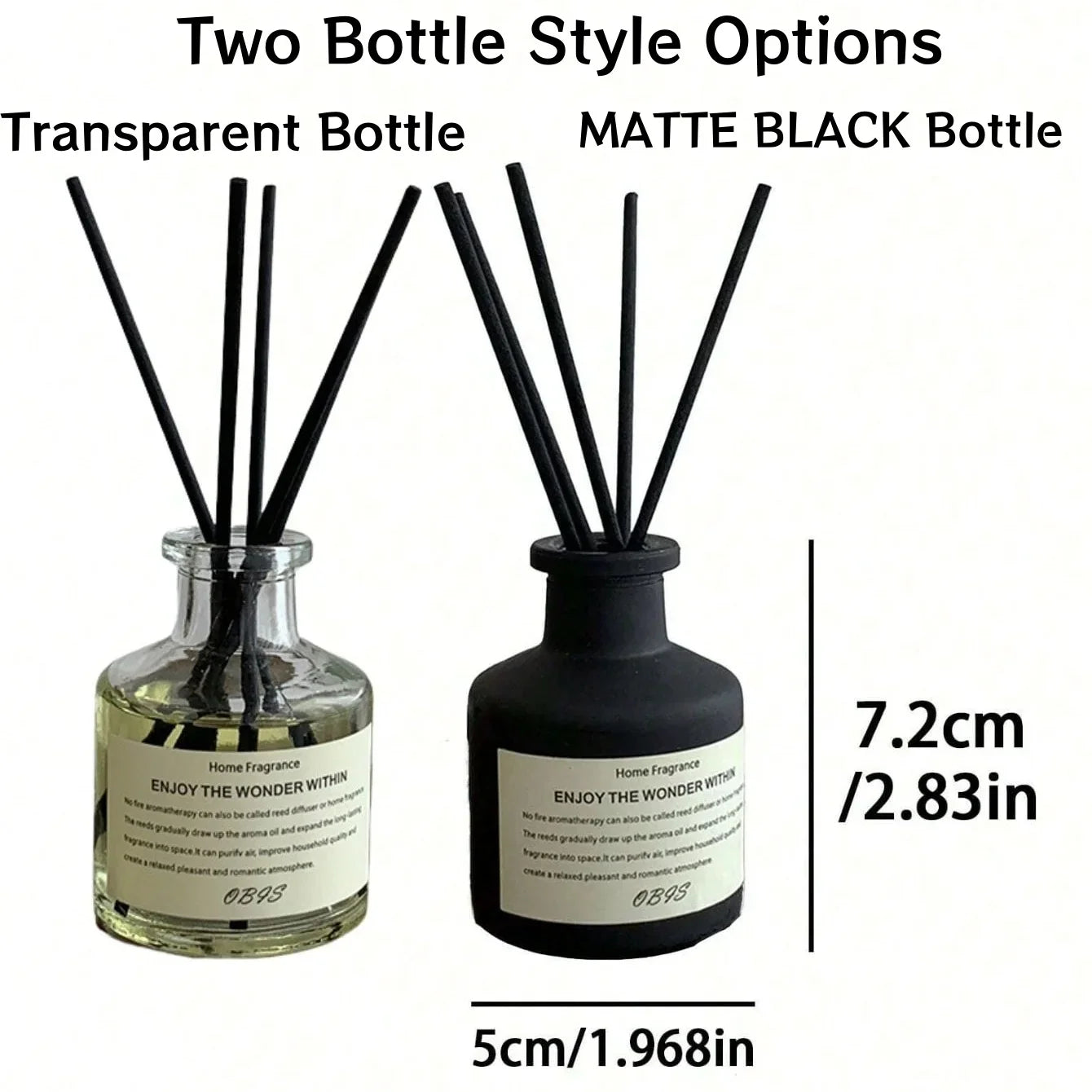 50ml Aromatherapy Essential Oil with Reed Diffuser
