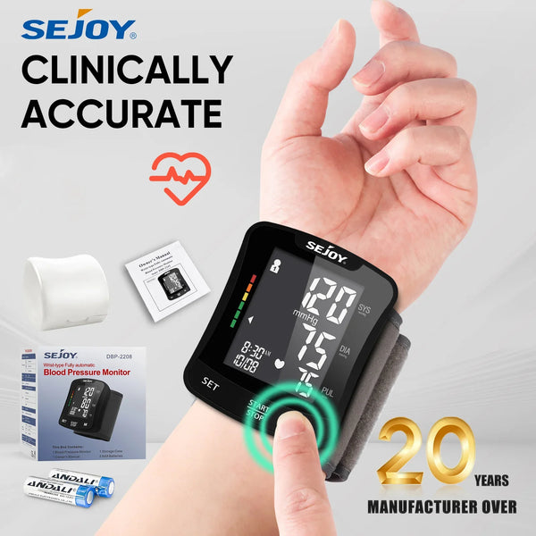 Digital Wrist Blood Pressure Monitor