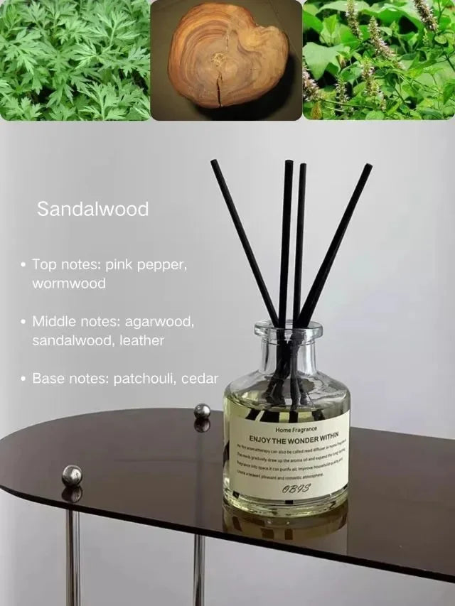 50ml Aromatherapy Essential Oil with Reed Diffuser