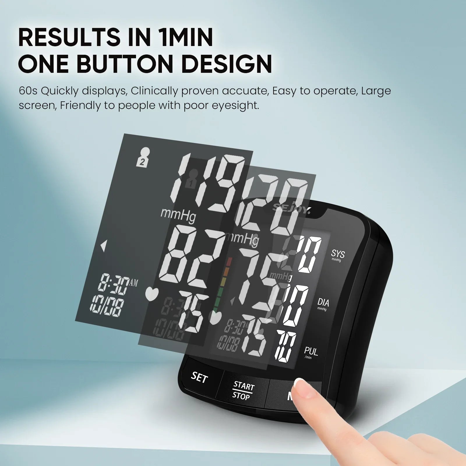 Digital Wrist Blood Pressure Monitor