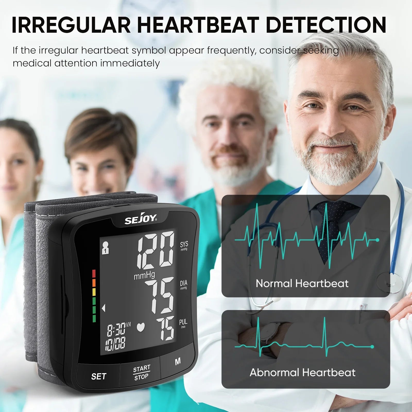 Digital Wrist Blood Pressure Monitor