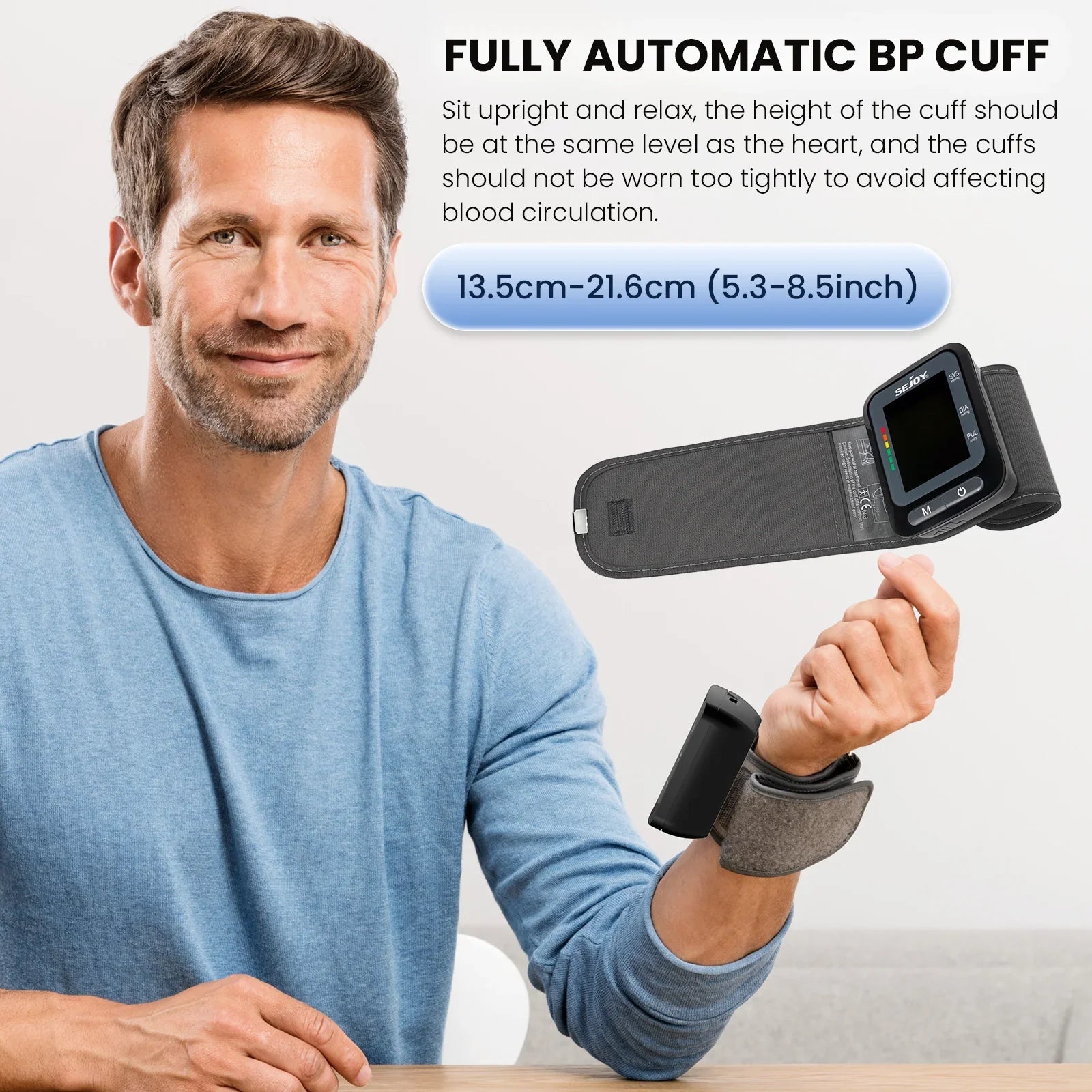 Digital Wrist Blood Pressure Monitor