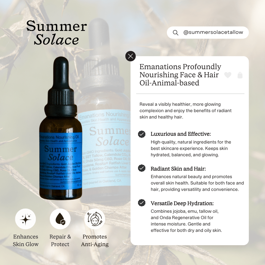 Emanations Profound Face Oil – Nourishing Blend