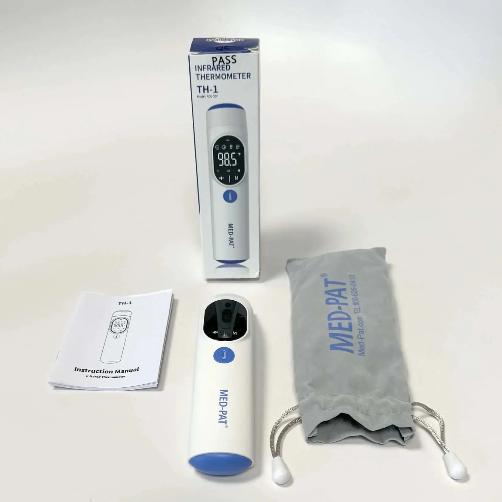 TH-1 Digital Infrared Thermometer – 4-in-1 Ear & Forehead