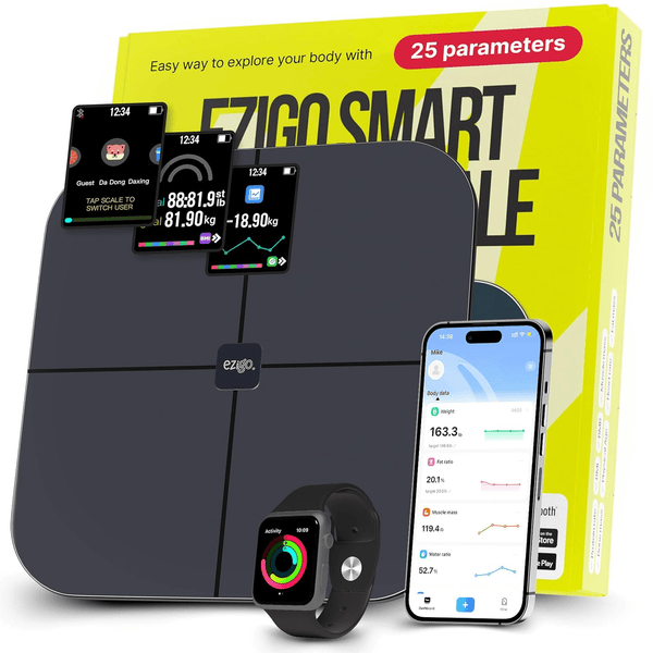 Smart Bluetooth Scale with Body Fat and BMI