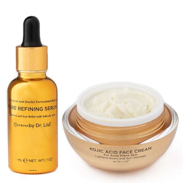 Kojic Acid Pore Refining & Brightening Skincare Set